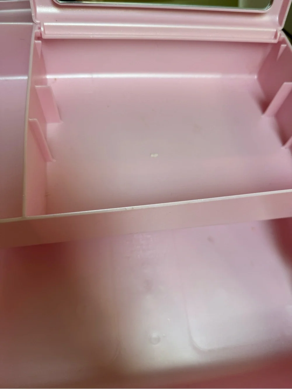 Caboodles Pink Portable Makeup Case with Built-In Mirror